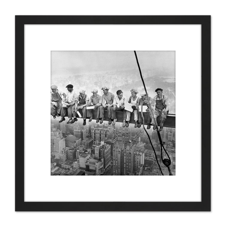 17 Stories Lunch Atop A Skyscraper New York 1932 Iconic by Charles C. Ebbets Picture Frame